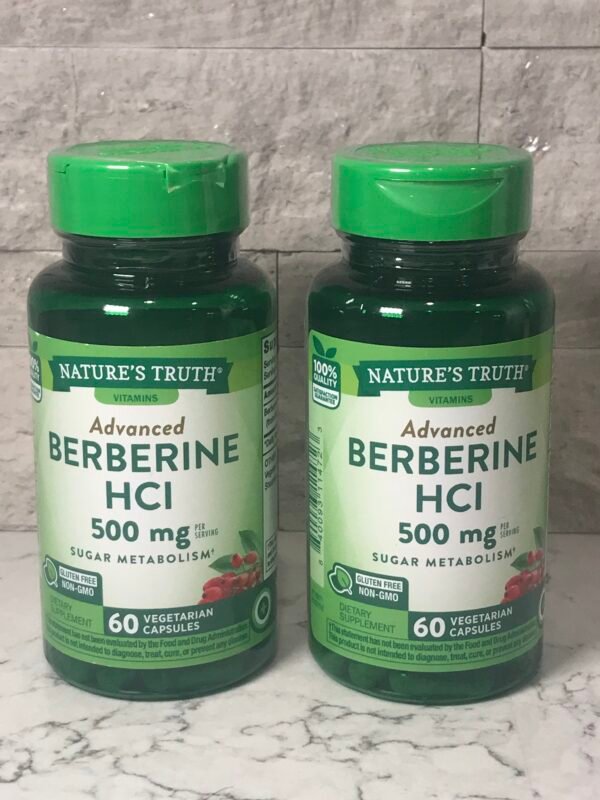 nature’s truth advanced berberine hci (for: type 2 diabetes +) 2pack