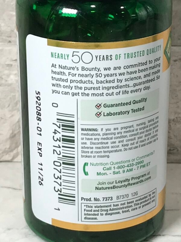 nature's bounty evening primrose oil 1000 mg. 60 ct